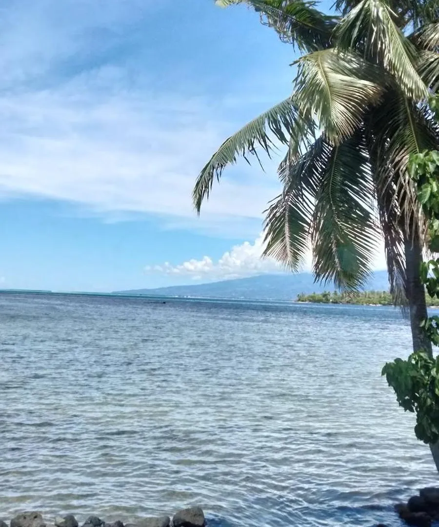 Gæstehus Bungalow Vue Lagon 180 Degre, La Maison Bleue Moorea Fransk Polynesien